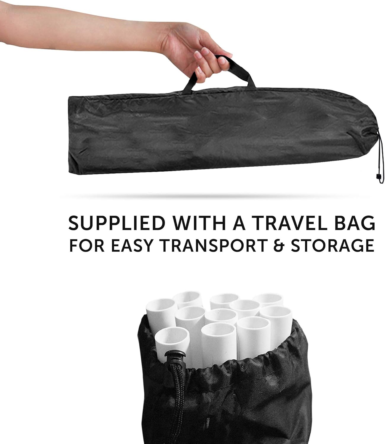 Better Sporting Dogs 4 Pack Adjustable Dog Agility Jumps w/Safety-Focused Features | 2 Bar Jumps with Cup Strips | 2 Breakaway Tire Jumps