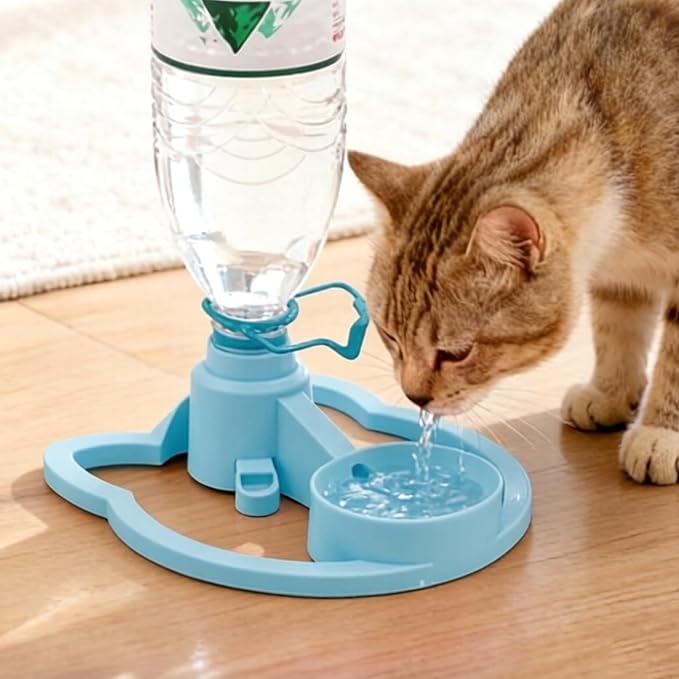 Filter-Free Automatic Pet Water Dispenser for Large Dogs – Large Dog Water Dispenser Stand Anti-tip Blue Pet Station