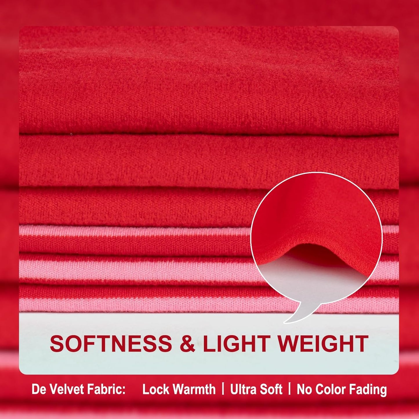 KYEESE 2Pack Dog Sweater Soft Lightweight Dogs Clothes Warm Pets Fleece Sweater Stretchy Pet Coat Turtleneck Dog Outfit for Small Dogs Boy Girl Comfy Sleeveless Doggie Sweatshirt Red,L