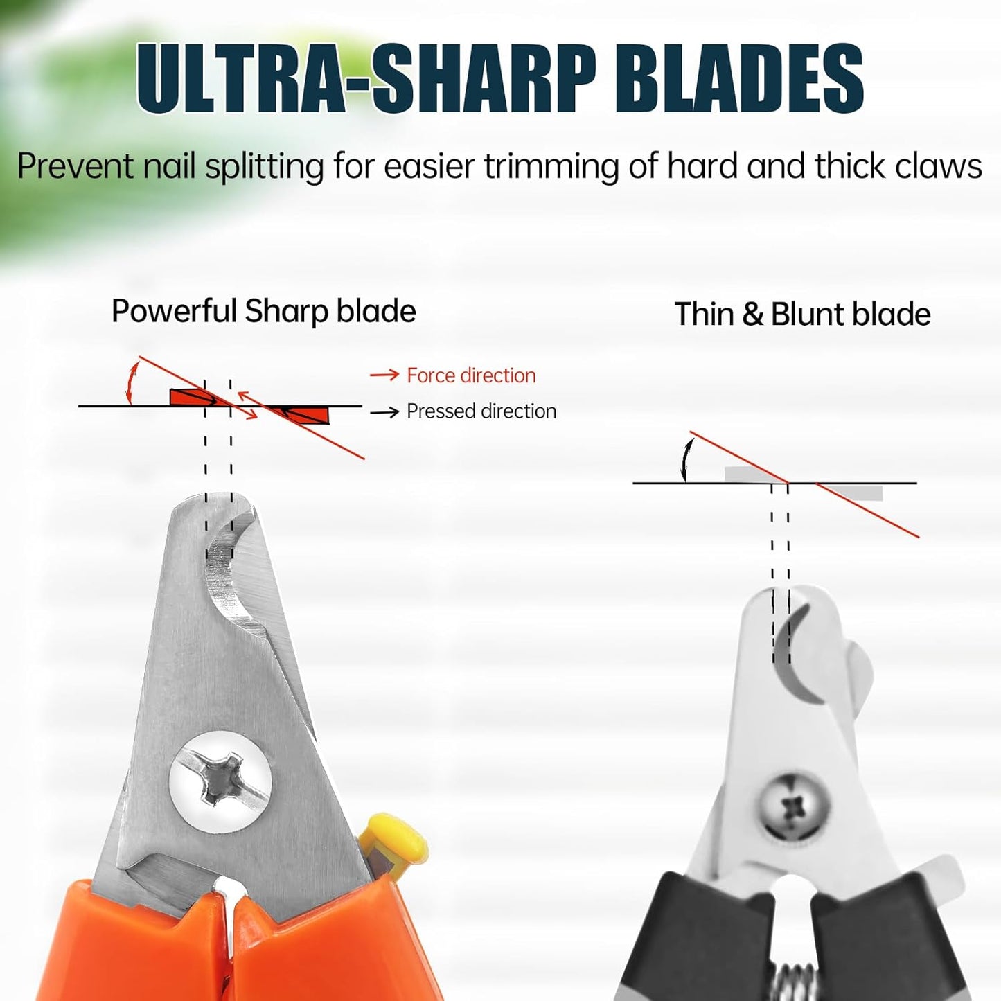 Dog Nail Clippers 767C – Heavy Duty Nail Trimmers for Large & Small Breeds, Easy-to-Use Pet Clippers for Thick Nails, Dog Toenail Clippers for Large Dogs