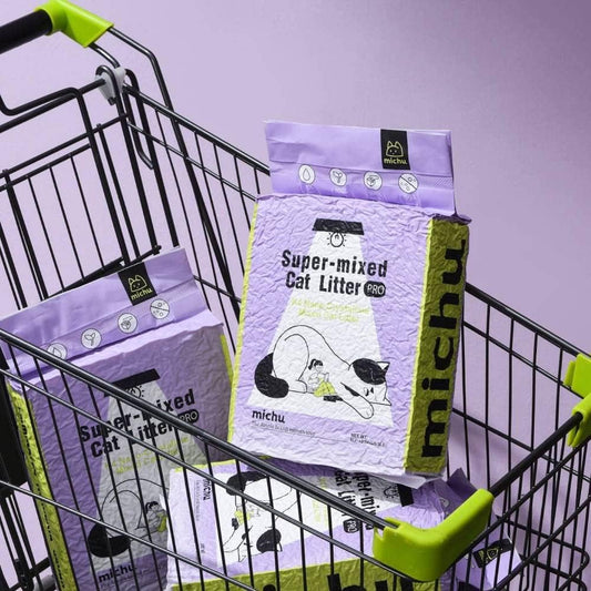 Mixed Tofu Cat Litter, Heavy Duty Flushable Kitty Litter, 5.5Lb/88Oz Original 1 Pack