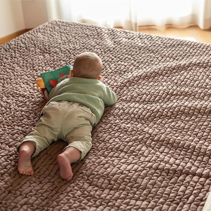 PAULATO BY GA.I.CO. Waterproof Blanket for Bed – Queen Absorbent Couch Cover – Machine Washable Stain-Proof Pad for Large Sofa – Pets Dogs & Cats Friendly Protector - Marsala