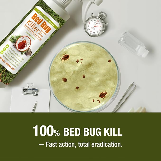 EcoVenger Bed Bug Killer with Remote Sprayer 1 Gal - Kills 100% All Stages on Contact- Kills Resistant Bugs- Kills Eggs- 14 Day Residual Protection- Non-Toxic- Child & Pet Friendly