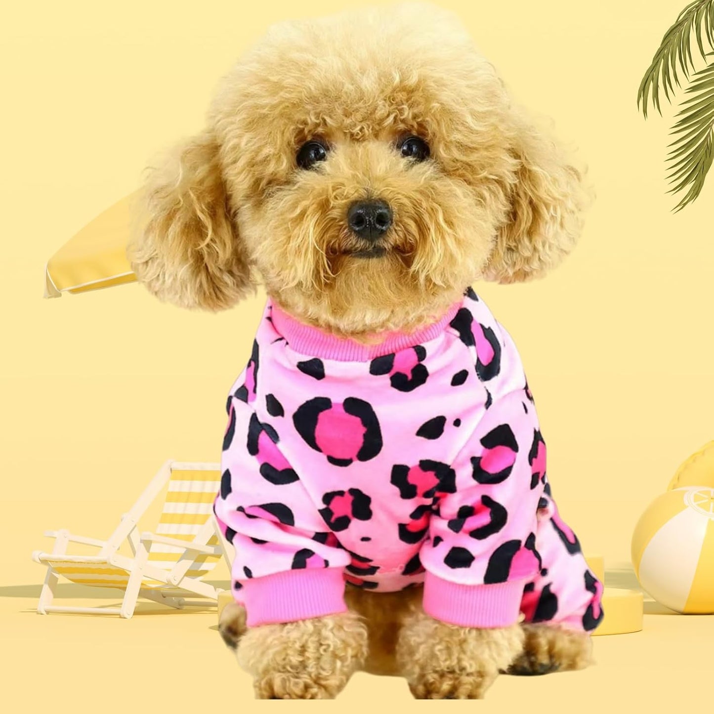 Vet-Approved Dog Pajamas Onesie for Medium Large Dog Clothes - Lightweight Soft Stretchy Puppy Outfits - Certified Hypoallergenic Comfort Anxiety-Reducing (Pink, XXX-L)