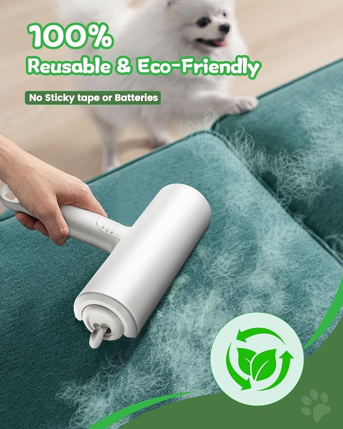 Pet Hair Remover,DAINTIER Reusable Removal Tool Lint Roller for Cat and Dog | Upgraded Portable Lint Removal for Cat and Dog Hair|on Furniture,Carpet,Couch,Car Seat,Clothing,Rugs and Bedding