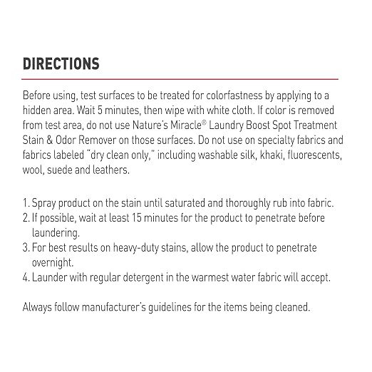 Nature’s Miracle Laundry Boost Spot Treatment Stain and Odor Remover, 32 Oz., Laundry Pre-Wash Stain and Odor Remover