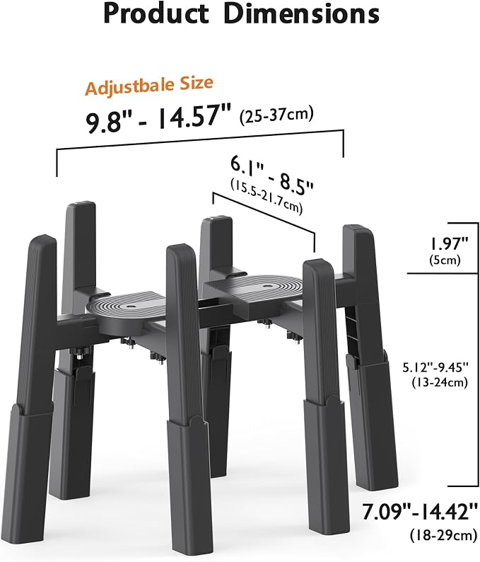 Dog Water Dispenser Stand, Pet Automatic Feeder Holder, Stand Only | Elevated Pet Water & Food Bowl for Medium Dogs, Stable and Anti-Slip Raised Bowl