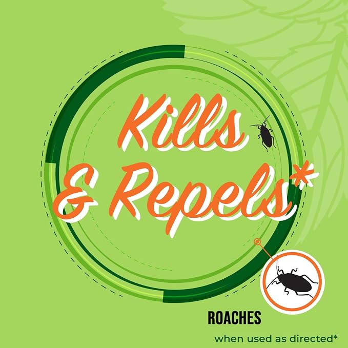 Mighty Mint Peppermint Oil Roach Repellent Spray – Natural Cockroach Killer for Indoor & Outdoor Use – Plant-Based Insect & Pest Control – 16 oz (Pack of 2)