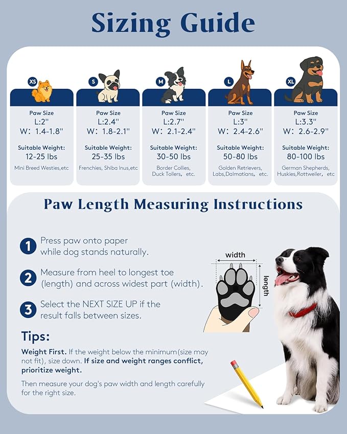 Dog Shoes for Hot Pavement, Breathable Dog Boots Paw Protectors with Adjustable Straps & Non-Slip Sole, Easy On & Off, Waterproof, Easy-Cleaning (Blue, XL)