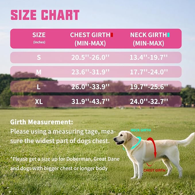 AUROTH Dog Harness for Large Dogs No Pull Tactical Harness and Leash Set | with Leash Clips, LED light clip, Breathable Mesh Padded No Choke, Easy Walking and Training, Pink Camo, Large