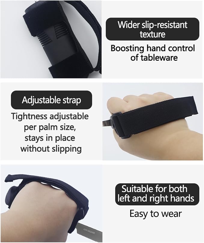 2 Pcs Adaptive Utensils Set with Spoon and Fork, Weighted Adaptive Utensils for Hand Tremors & Parkinson's & Weak Hand Grip with Non-Slip Grip,90° Angled Weighted Silverware for Arthritis