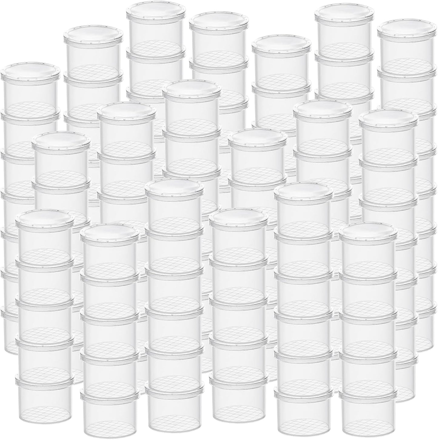 Coopay 120 Pieces Bug Viewer Critter Insect Cage Magnifying Insect Box Bug Magnifier Container Catcher Cage, Science Nature Exploration Tools