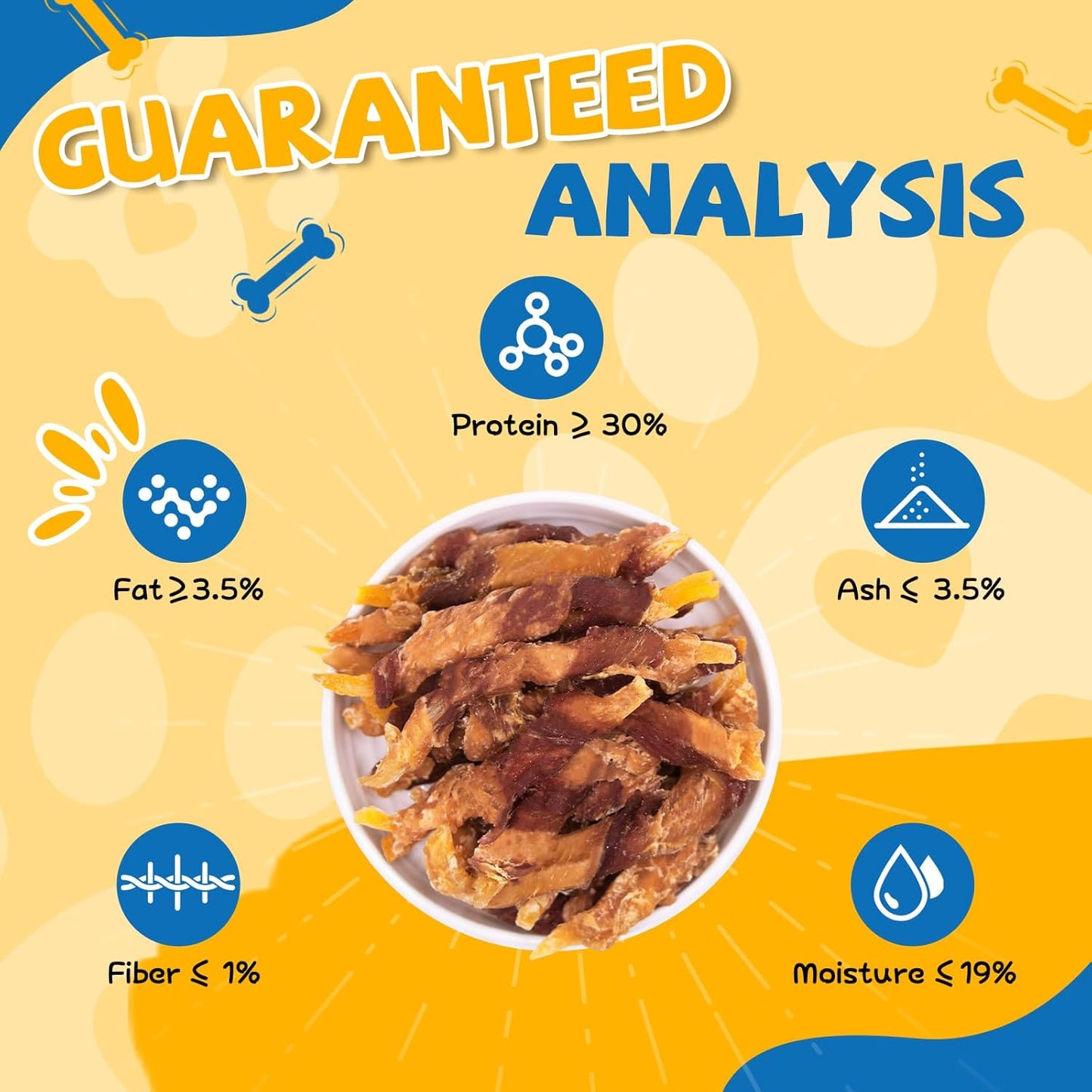 gazeupon Dog Treats，Chicken&Duck Wrapped Sweet Potato，Healthy Training Snacks for Dogs, Rawhide Free,14.1 oz