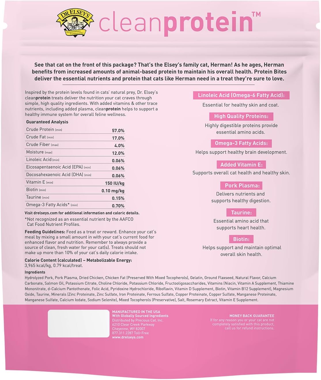 Dr. Elsey's cleanprotein Protein Bites Pork 6 oz.