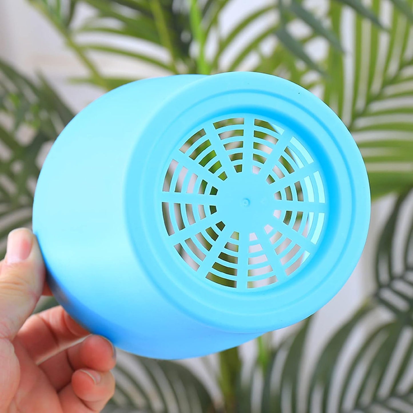 50 Pack 4 Inch Plant Pots Bulk Small Plastic Planters Pots with Drainage Holes Flower Pot for Succulent, Cactus, Herb, African Violet (50pcs-Multicolor, 4Inches)