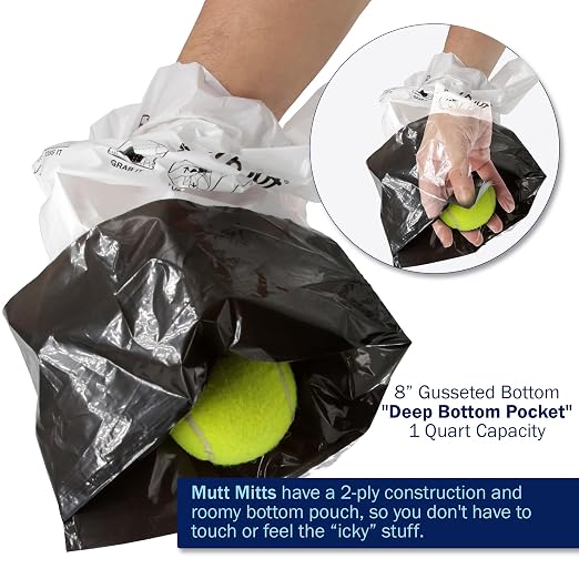 Mutt Mitt® Aluminum Dog Waste Station - Gloss White/Black | 2-Ply | Complete aluminum station with 400 header bags, 25 liners, 12-gal can, locking dispenser, post & hardware included