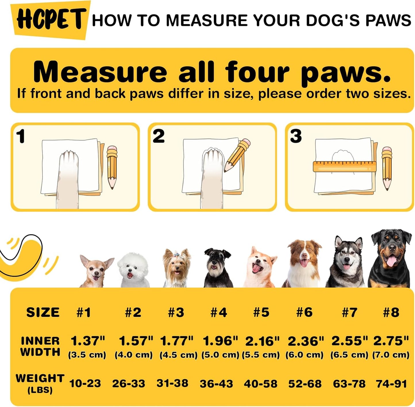 Hcpet Dog Shoes for Large Dogs, Breathable Dog Booties for Small Medium Dogs, Anti-Slip Dog Boots & Paw Protectors for Hot Pavement Winter Snow Hiking with Reflective Straps Pink Size 8