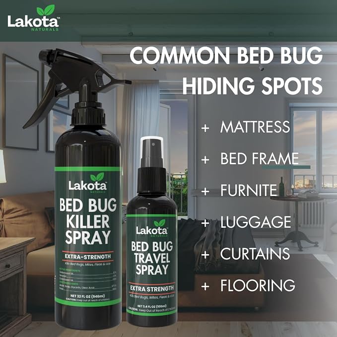 Lakota Naturals Extra-Strength Bed Bug Killer Spray (32 Fl Oz)