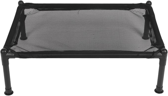 ANGGREK Elevated Dog Bed, Comfortable Metal Frame Multipurpose All Seasons Universal Strong Load Bearing Outdoor Elevated Dog Bed for Outdoor (Small)