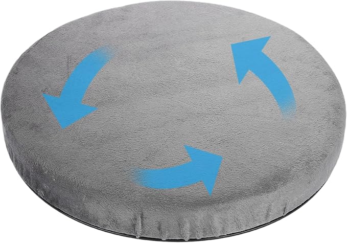 Rotating Car Swivel Seat Cushion for Comfort & Pain Relief | 360° Rotatory Chair Pad for Office & Home Use | Ideal for Pregnant Women & Post-Surgery Recovery | Skidproof &