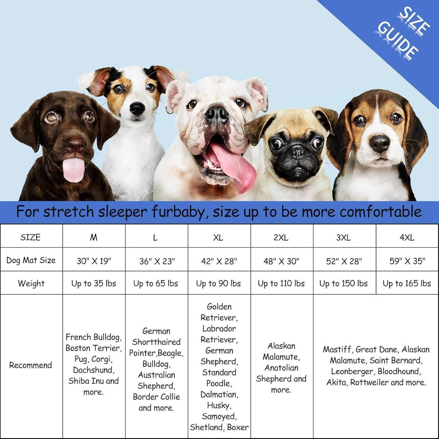 Bubble bear Dog Crate Mat - Ultra Soft, Washable & Anti-Slip Kennel Pad for Small/Medium/Large Dogs, Dark-Hued to Hide Stains (59"x35")