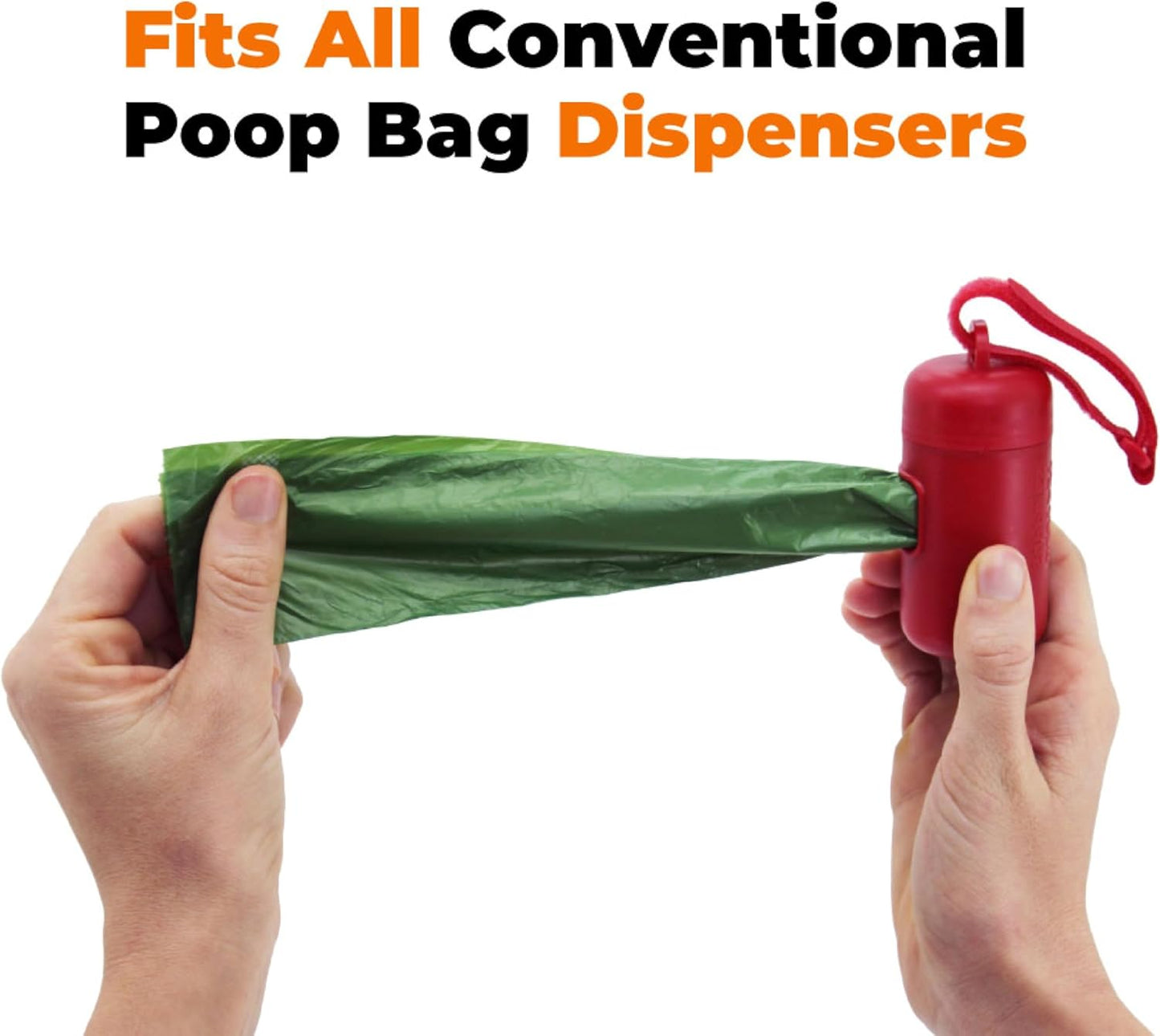 Best Pet Supplies Poop Bags for Dogs, 50% Post-Consumer Recycled Content dog waste bags on rolls, fits all poop bag holders for leashes - 150 Count, Green, Lavender Scented