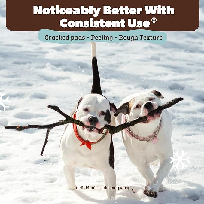 Natural Dog Company Paw Soother Balm & Wax - Dog Paw Balm & Moisturizer for Dry, Cracked Paw Pads, Helps Moisturize & Condition Winter-Worn Paws, Coconut Oil & Calendula, Daily Paw Care, 1 oz Tin