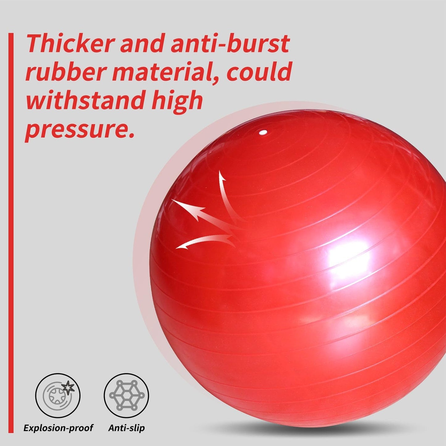 17-Inch Equine Ball for Play & Training - Anti-Burst, Mega Horse Soccer Ball for Goat, Donkey