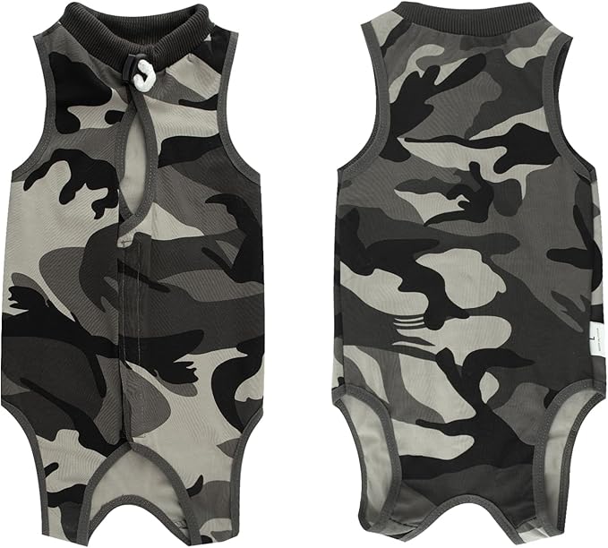 Cat Recovery Suit for Abdominal Wounds or Skin Diseases, Cat Onesie for Cats After Surgery Female Kitten Recovery Suit, Breathable E-Collar Alternative for Cats After Spay Anti Licking Wounds