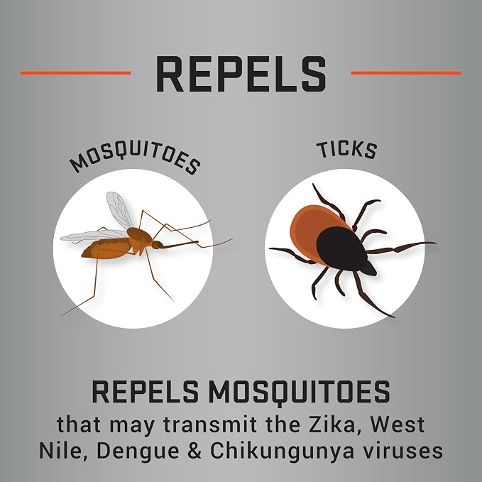 Repel 100 Insect Repellent, 1 Ounce, With DEET, 10-Hour Protection Long-Lasting Insect Repellent Travel Pump Spray Repels Mosquitoes, Ticks, Gnats, Biting Flies, Chiggers And Fleas, 6 Pack