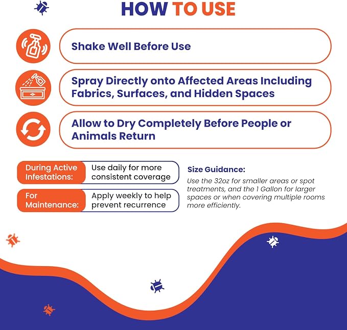 Mite-B-Gone Extreme Mite Killer Spray – 4 Pack (1-Gallon Jugs) | Large-Area Natural Mite Treatment for Farms, Coops, Barns, RVs & Outdoor Gear | Fast-Acting, Non-Toxic, Family-Friendly Formula