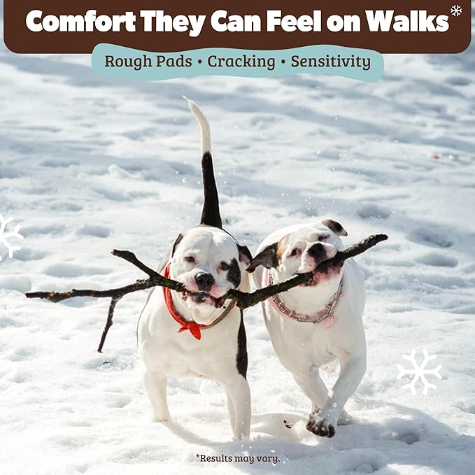 Natural Dog Company PawTection Dog Paw Balm, 4 Pack, Protects Paws from Hot Surfaces, Sand, Salt, & Snow, Organic, All Natural Ingredients (0.15 oz Travel Stick) X 4