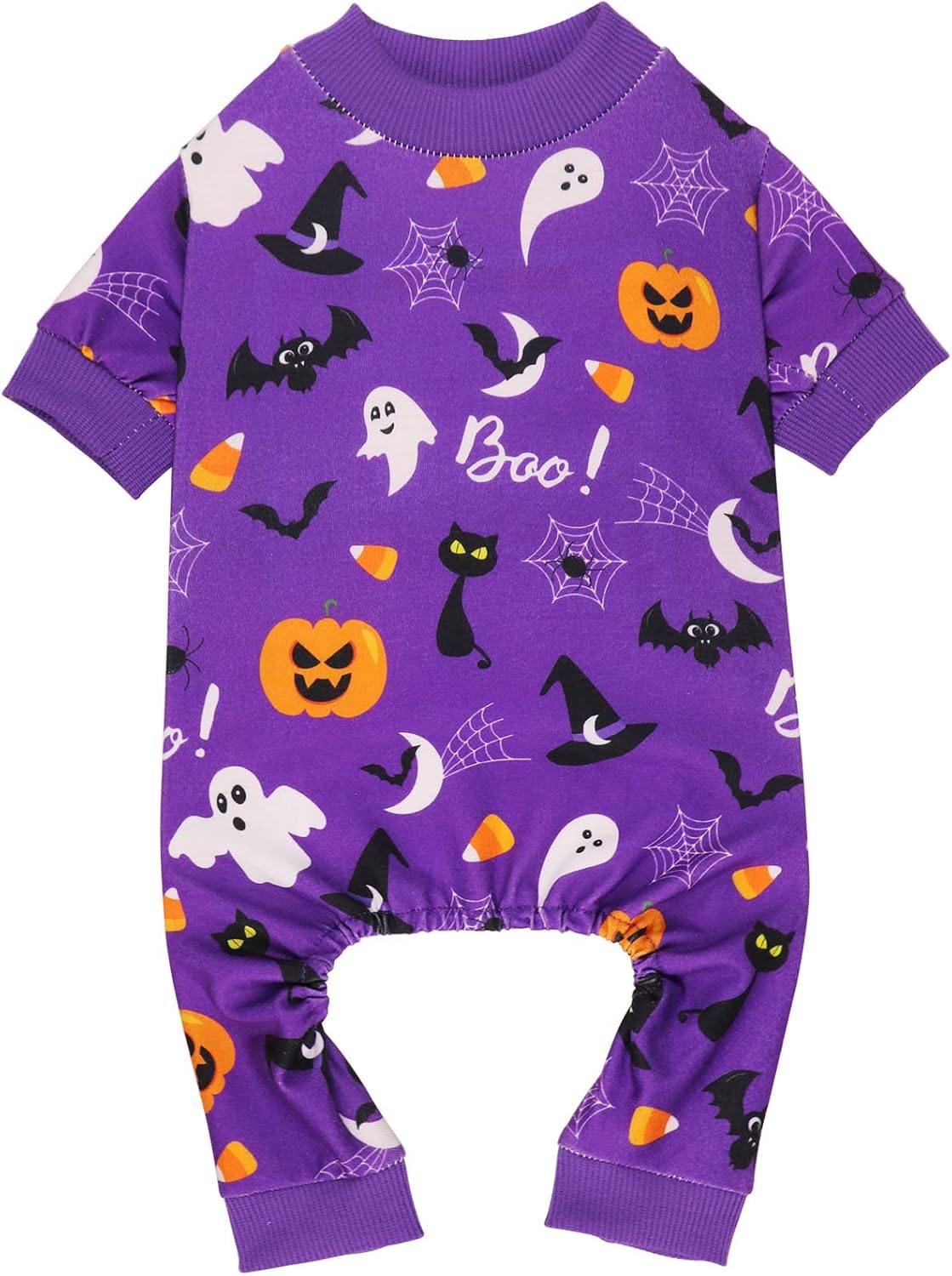 Dog Halloween Pajamas Dog Costumes Pjs Stretchy Funny Pet Costumes Clothes Outfit Pajamas for Large Dogs(XL)