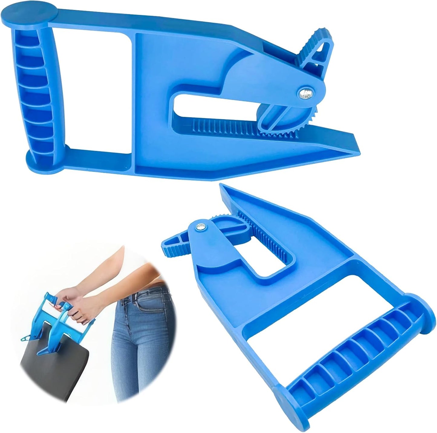 2-Pack Heavy Duty Mat Grippers – Stall Mat Movers for Horse Barn, Gym, Trailer & Rubber Flooring – Ergonomic Mat Puller for Easy Lifting & Moving – Durable, Non-Slip Handles for Secure Grip