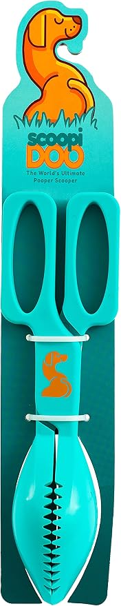 Soft Grip Pooper Scooper, Dog Poop Clean Up Tool, Used with or Without a Poop Bag