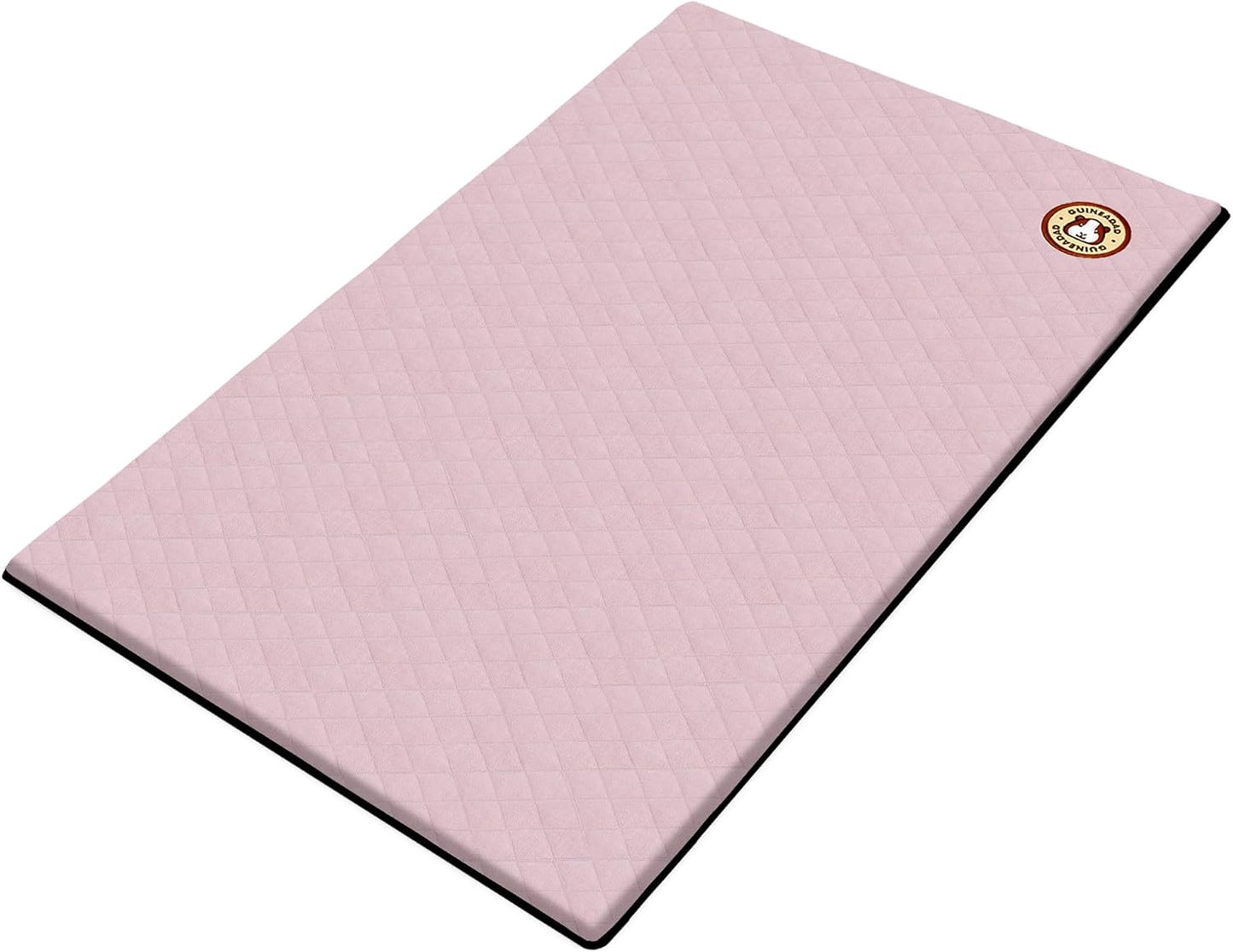 GuineaDad Premium Liner – Fleece Guinea Pig Cage Liner – Ultra-Plush Reusable Fleece Bedding with Waterproof Bottom – Extra Absorbent Liner for 2x3 C&C Cage (Blush)