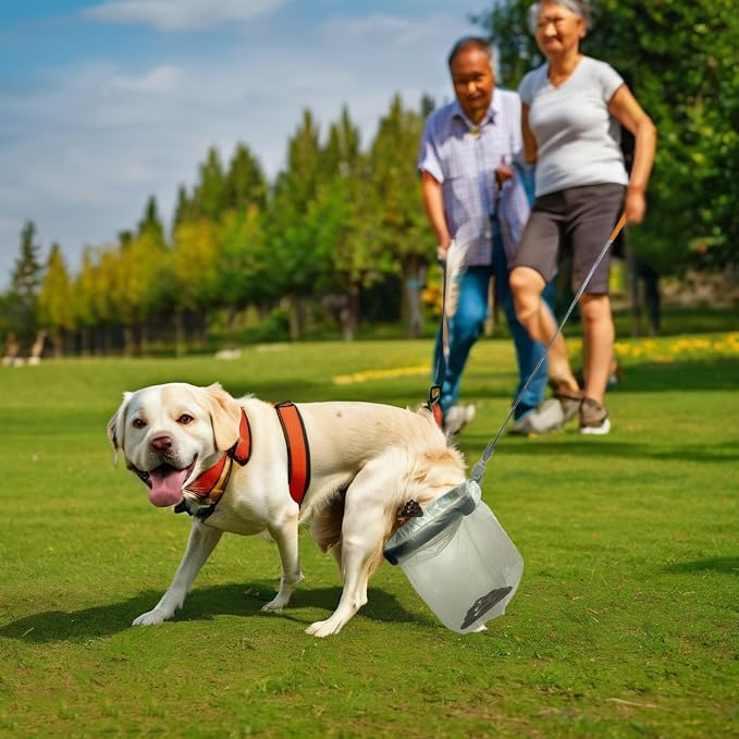 Pooper Scooper with 120 Waste Bags, 55" Dog Pooper Scooper with Extendable Long Handle Portable Foldable Dog Poop Catcher,Poop Pick Up Pooper Scooper for Dogs Cats