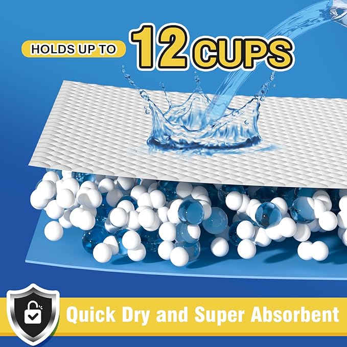 Dog Pee Pads Extra Large 30x36in 50 Counts, XXL Puppy Pads, Large Pee Pads for Dogs, Disposable Urine Dog Pads Doggie Pads, Thicken Pet Pads for Dogs Cats Rabbits