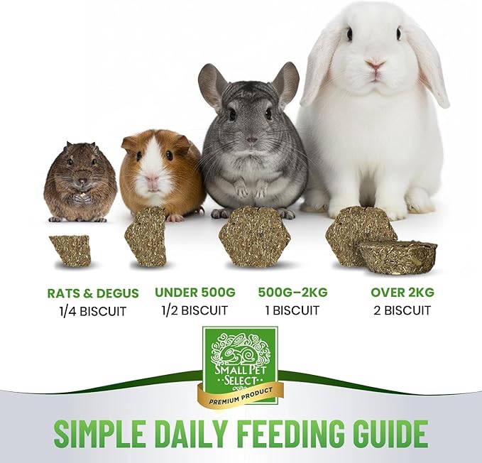 Small Pet Select - Select Care Urinary Support Supplement, Natural High Fiber Timothy Hay Based Treats for Rabbits, Guinea Pigs, Hamsters, Other Small Animals, 4.2 oz
