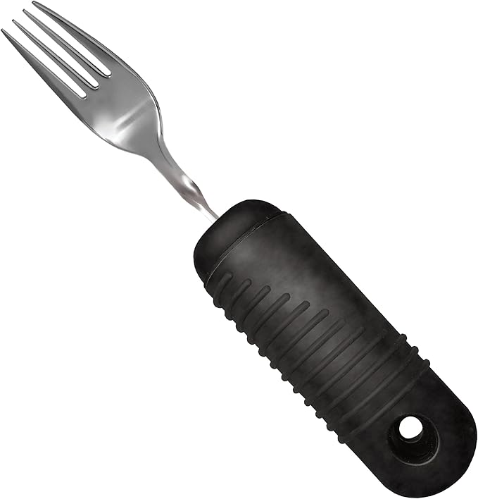 Rehabilitation Advantage Easy Grip Fork with Weighted Built-up Handle