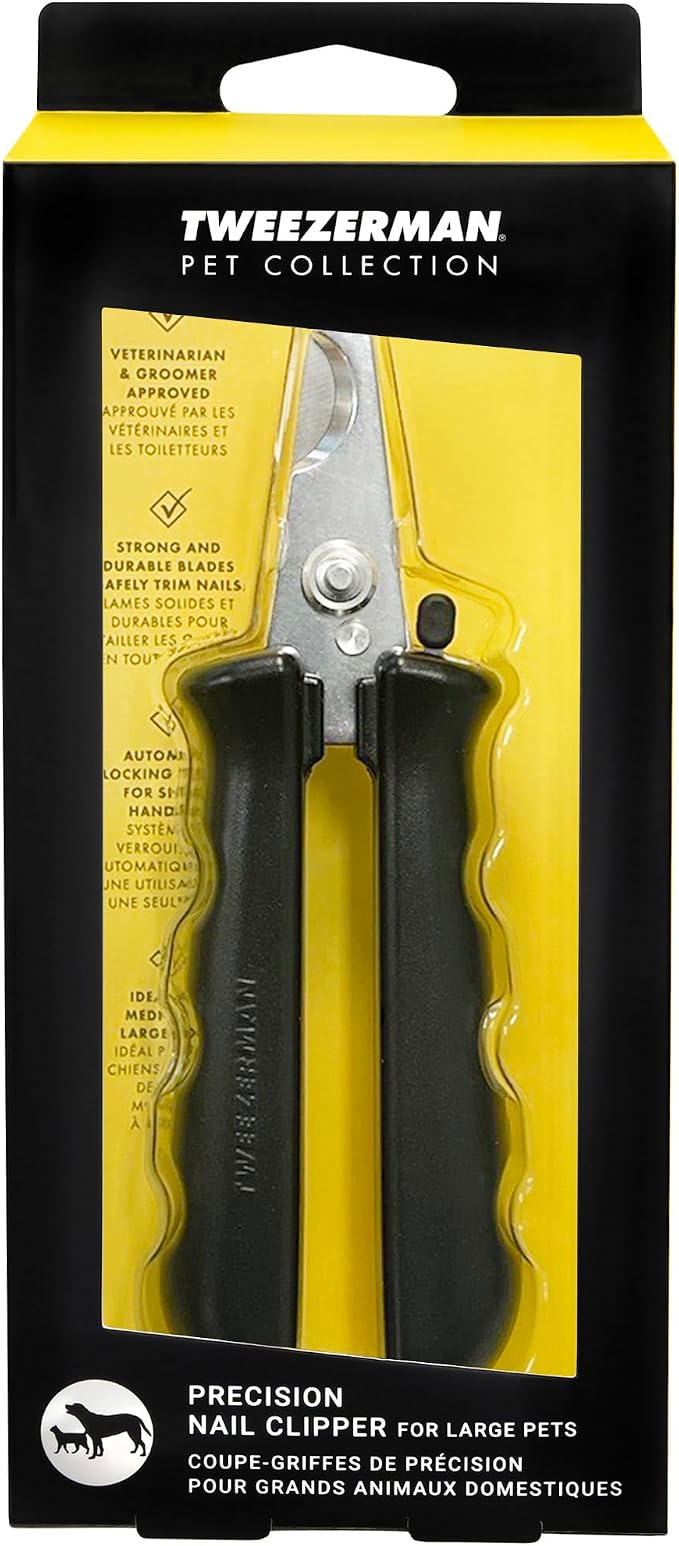 Tweezerman Large Nail Clippers for Pets - Manual Professional Nail Trimmer