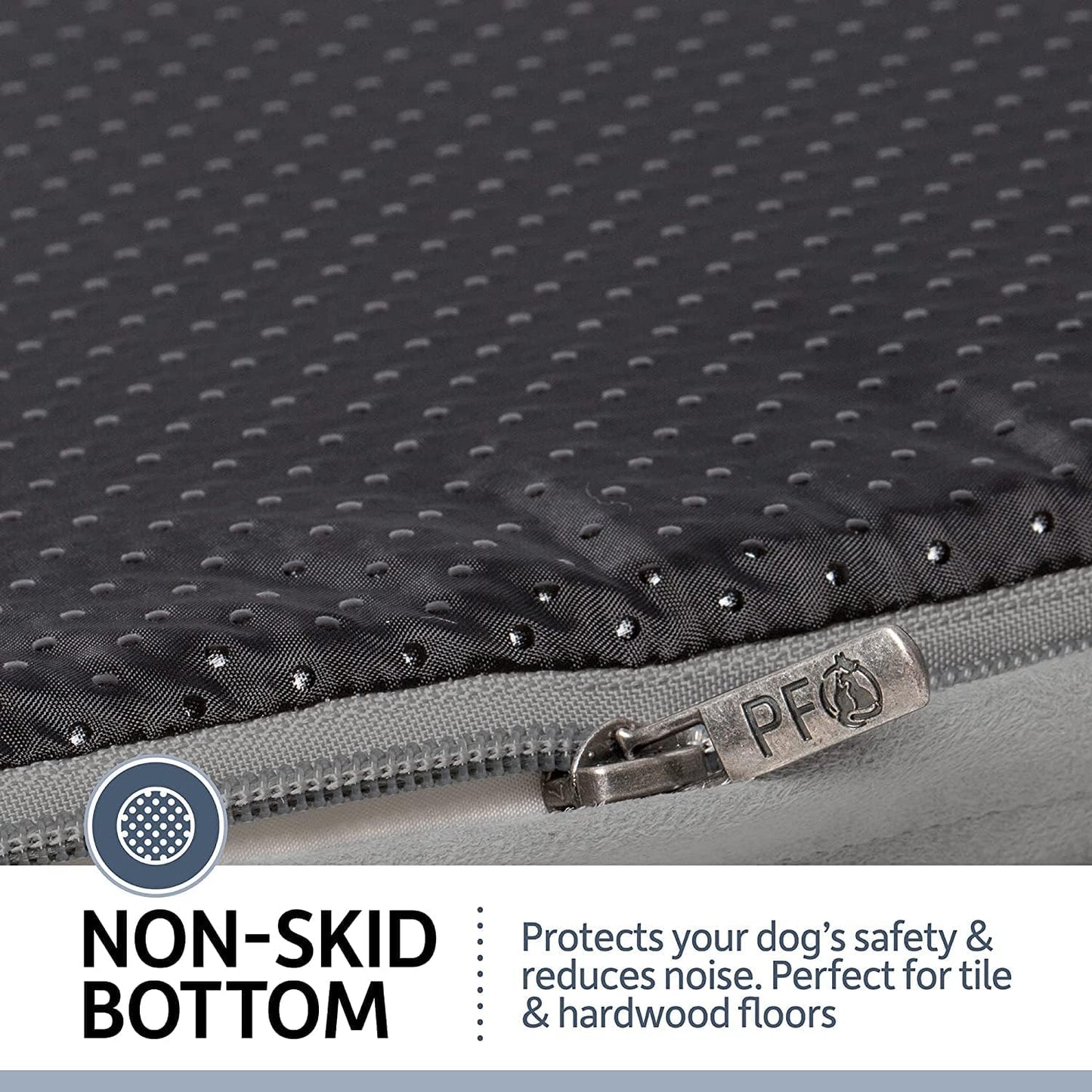 PetFusion Ultimate Dog Bed, Orthopedic Memory Foam, Multiple Sizes/Colors, Medium Firmness Pillow, Waterproof Liner, YKK Zippers, Breathable 35% Cotton Cover,1yr. Warranty,Brown, X-Large (44x34")