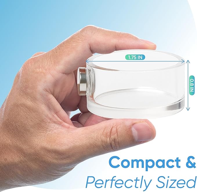 EctoTherm Jumping Spider Feeding Dish and Food Dish - Terrarium Decor, Magnetic Feeding Ledge - Essential Accessories for Pet Jumpers