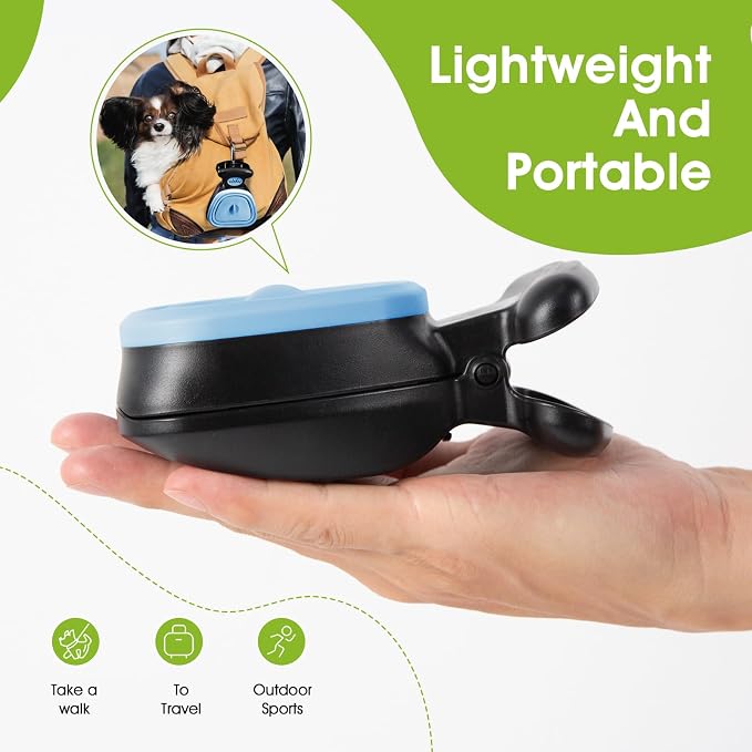 Dog Pooper Scooper, Pooper Scooper for Small and Large Dogs, Dog Poop Scooper for Yard, Pooper Scooper with Bag Attachment and Leash Clip, Ideal for Walks, Travel and Camping (Small,Blue)