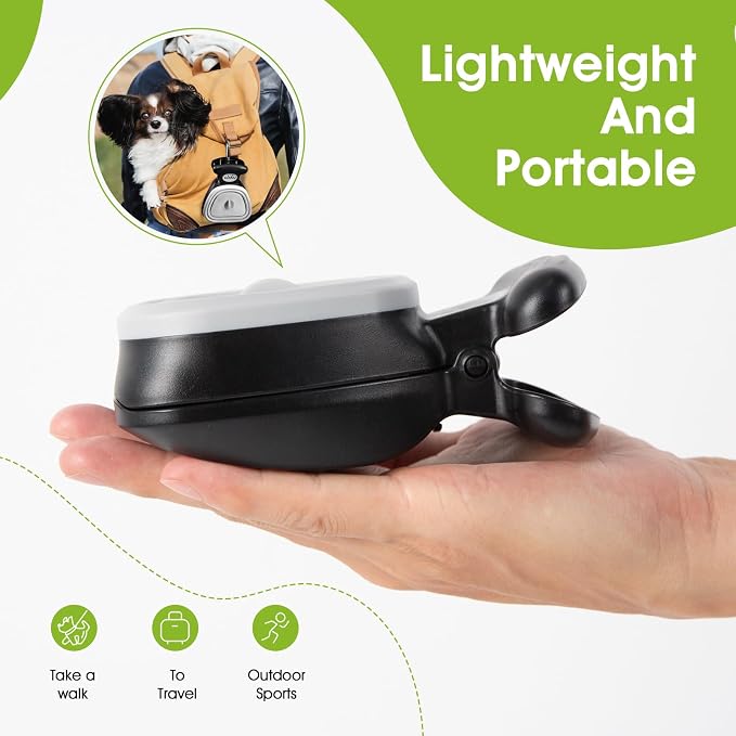 SUPERDESIGN Portable and Versatile Pet Poop Scooper, Ideal for Walking Traveling and Camping with Small and Large with CLeash Clip and Garbage Bag Bin Dogs Poop Scooper Small