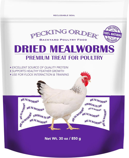 Pecking Order Dried Mealworms, 30 oz