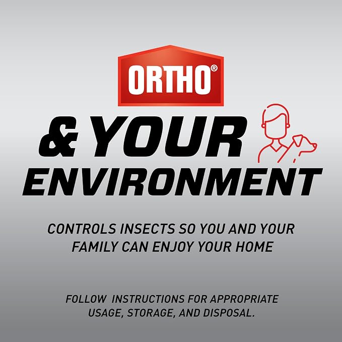 Ortho Home Defense Max Indoor Insect Barrier Refill - Bug Killer Spray Refill, Kills Ants, Roaches, Spiders, Fleas and Ticks, 1 gal. (2-Pack)