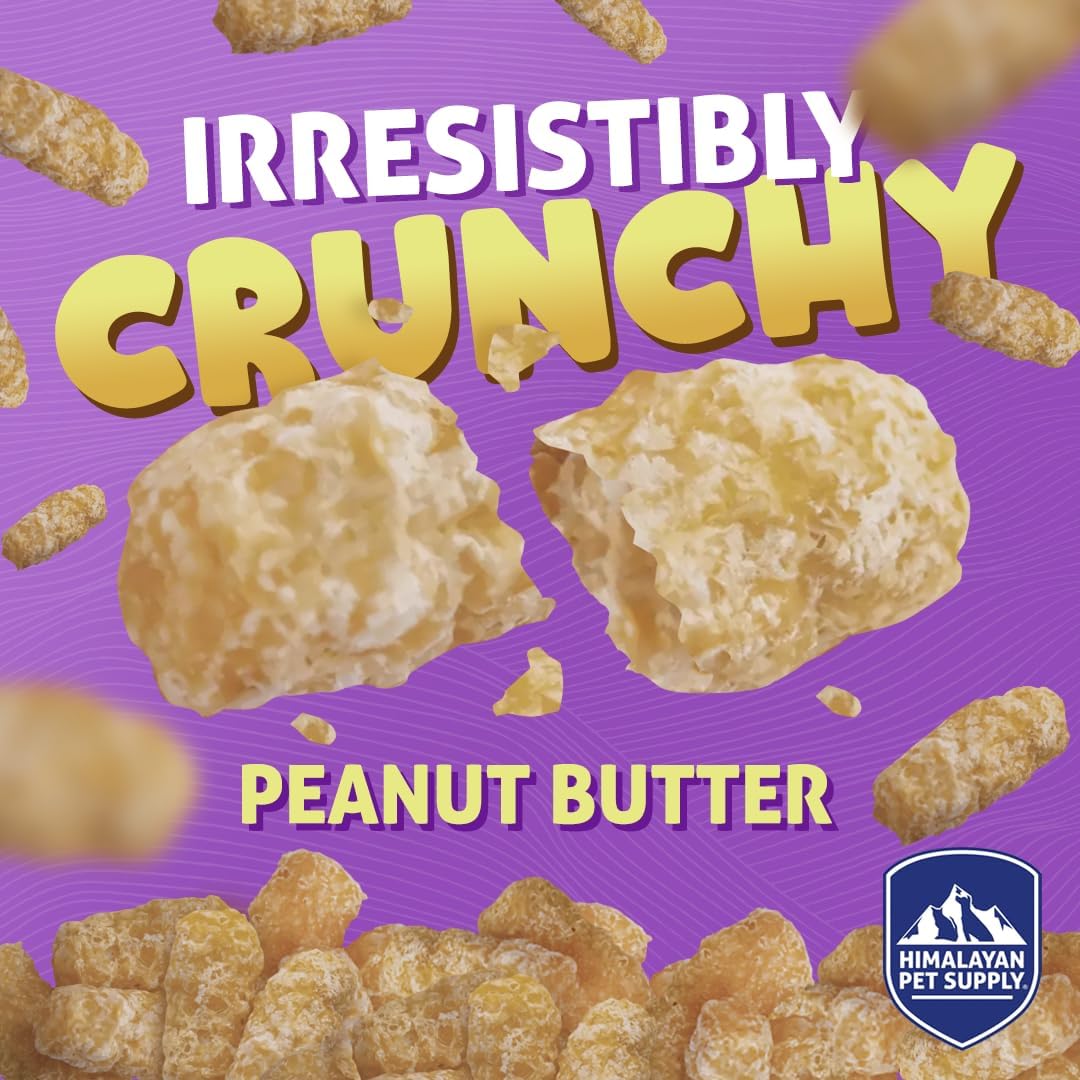 Barkeetos Dog Treats, Crunchy and Cheesy Pet Snacks Made with Real Himalayan Cheese and Peanut, Gluten Free, Grain Free, Lactose Free, Natural Dog Food for All Breeds and Sizes