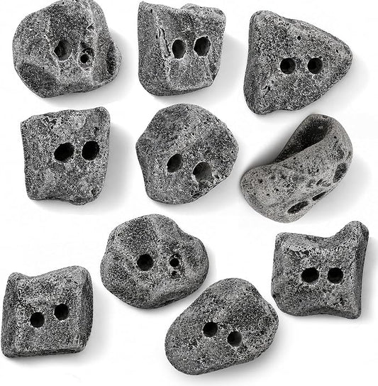 10 Large Screw On Rock Climbing Holds for Rock Wall Grips Made in USA | Rock Climbing Holds for Indoor Outdoor Play Set, Garage Gym, Bouldering, Trees - Rocky Mountain Climbing Gear
