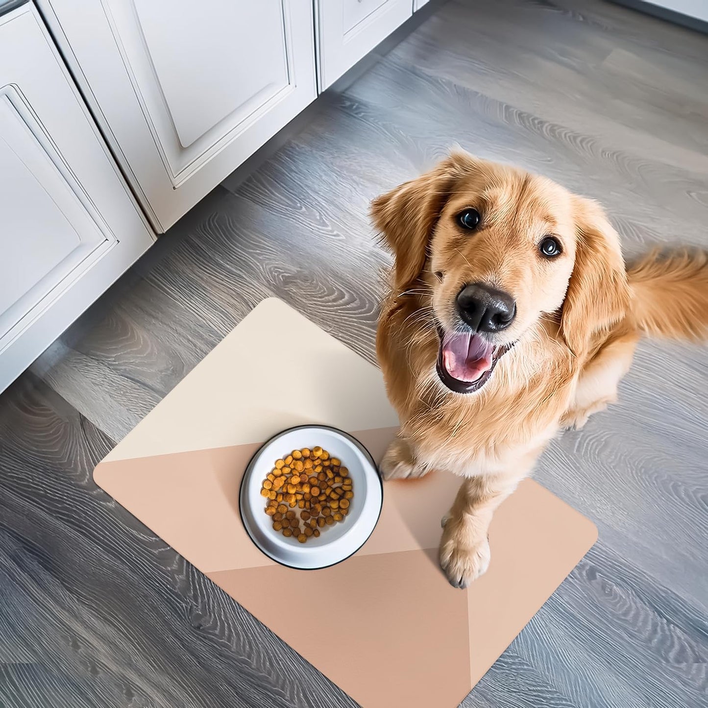 NALALAS Large Dog Mat for Food and Water, Cat Feeding Mat | Large Waterproof Dog Bowl Mat | Non-Slip Pet Food Mat for Floors | Pet Mats for Food and Water | Easy to Clean